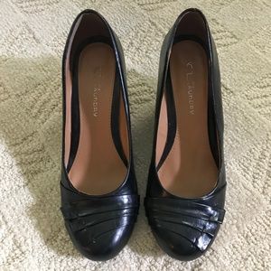 CL By Laundry Black Wedge